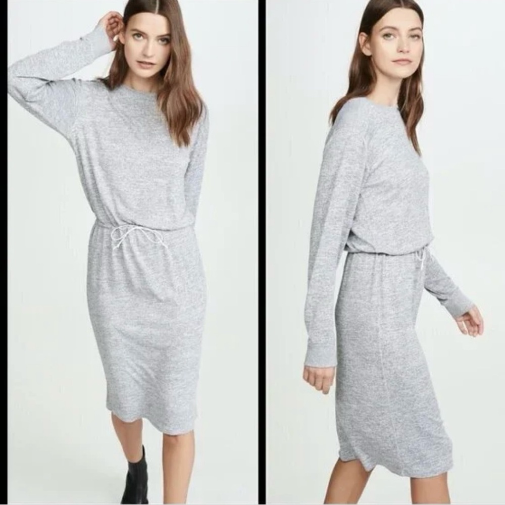 Rag & Bone Light Gray Long Sleeve Dress